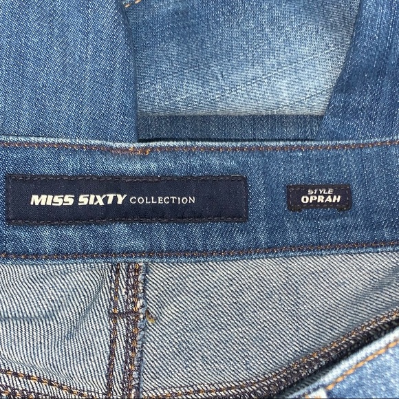 MISS SIXTY NWT OPRAH REGULAR SLIM mid rise blue denim JEANS TROUSERS SIZE 27 NWT - Picture 9 of 15